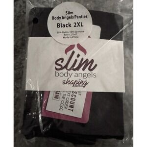 Slim Body Angels Shaping Panties Black 2XL Tummy Control Underwear